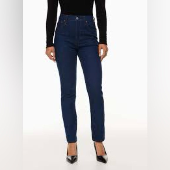 Aritzia denim forum yoko ono high rise slim - Picture 1 of 9